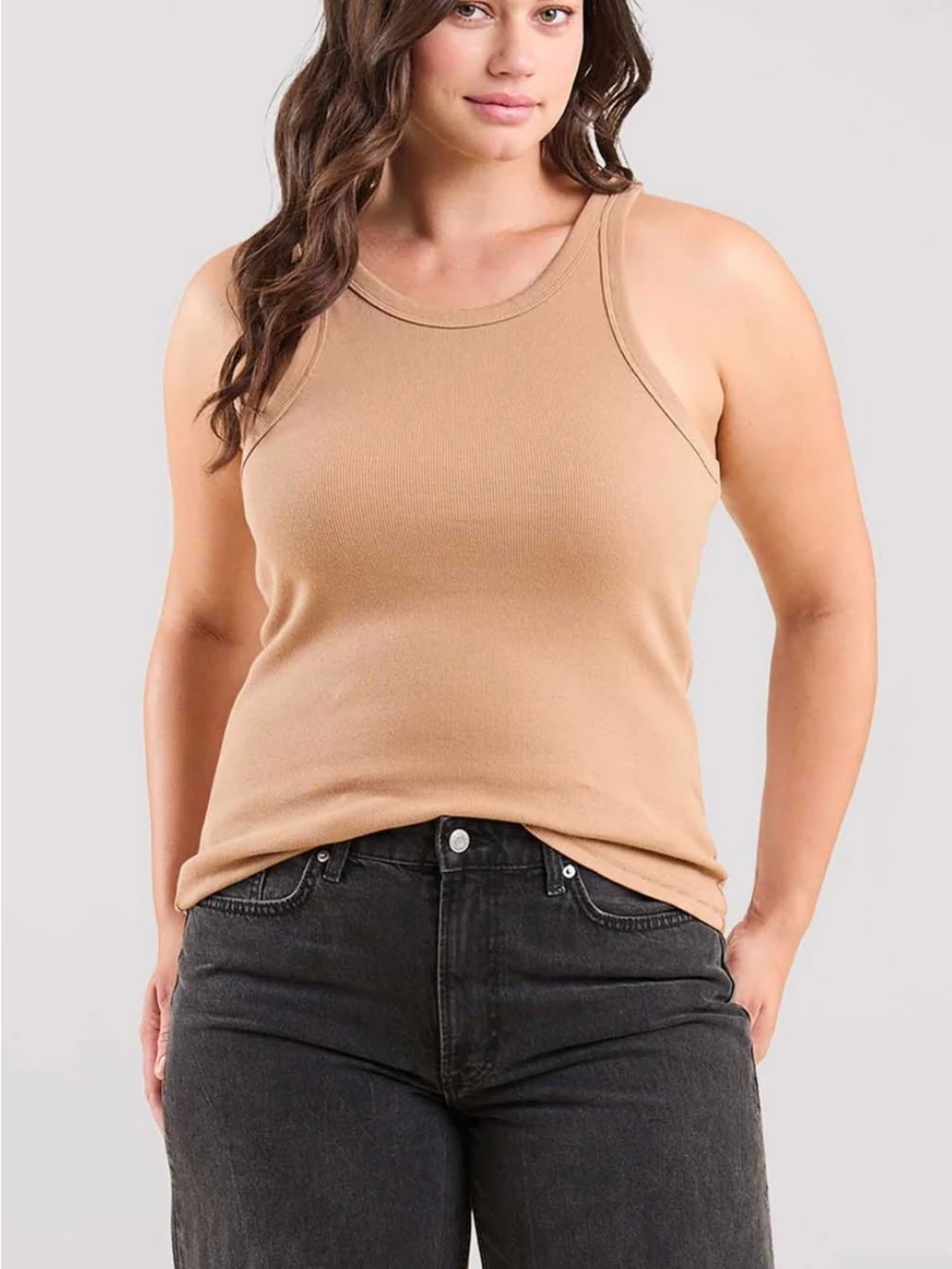 NUUDS Essential Rib Tank Cinnamon SOLD OUT